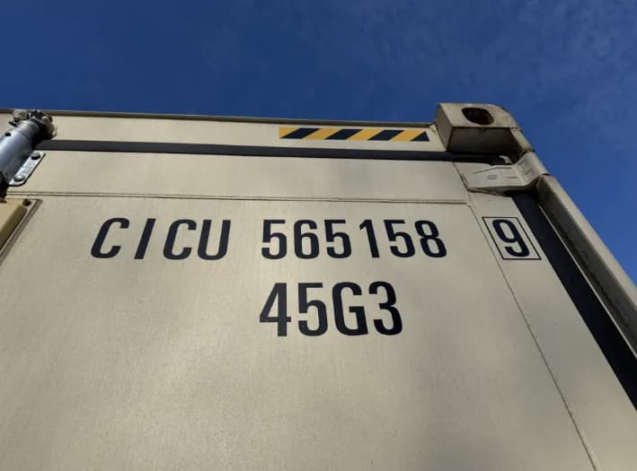 40FT HIGH CUBE SHIPPING CONTAINER 