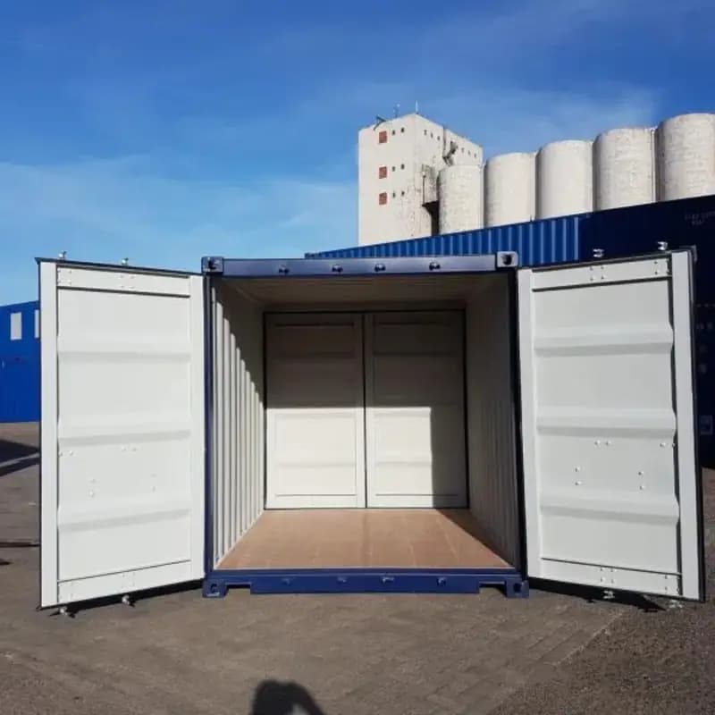 10-foot container with double doors