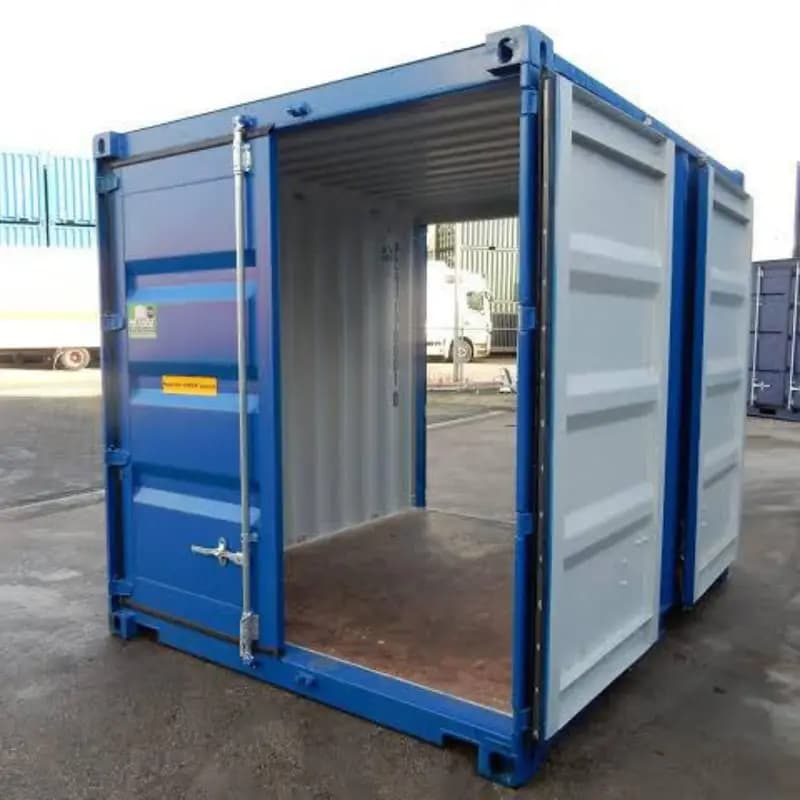 10-foot container with double doors